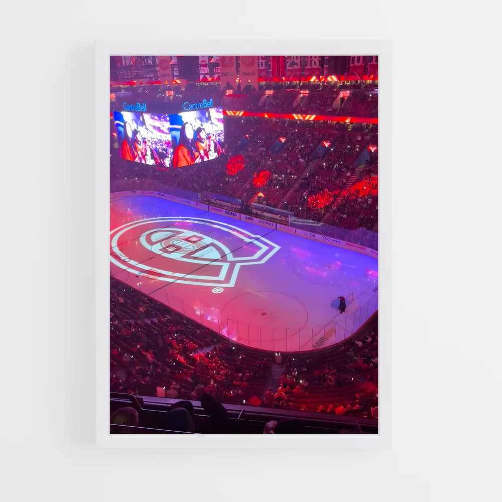 Poster Sur Glace Hivernale – affiche Hockey sur glace (vue 3)